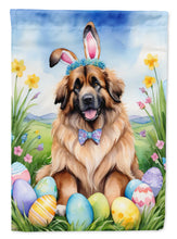 Load image into Gallery viewer, Leonberger Easter Garden Flag - Easter Egg Hunt - Dog-Themed Spring Yard Decor