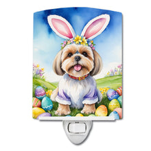 Load image into Gallery viewer, Lhasa Apso Easter Egg Hunt Ceramic Night Light