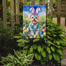 Load image into Gallery viewer, Maltese Easter Garden Flag - Easter Egg Hunt - Dog-Themed Spring Yard Decor