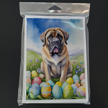 Load image into Gallery viewer, Mastiff Easter Egg Hunt Greeting Cards - Blank Note Cards – 8-Pack of Artist-Designed Cards with Envelopes