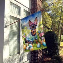 Load image into Gallery viewer, Miniature Pinscher Easter Egg Hunt House Flag
