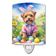 Load image into Gallery viewer, Norfolk Terrier Easter Egg Hunt Ceramic Night Light
