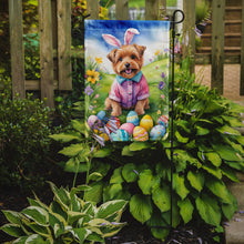 Load image into Gallery viewer, Norfolk Terrier Easter Garden Flag - Easter Egg Hunt - Dog-Themed Spring Yard Decor