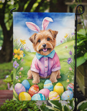 Load image into Gallery viewer, Norfolk Terrier Easter Garden Flag - Easter Egg Hunt - Dog-Themed Spring Yard Decor