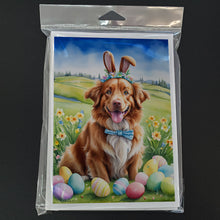 Load image into Gallery viewer, Nova Scotia Duck Tolling Retriever Easter Egg Hunt Greeting Cards - Blank Note Cards – 8-Pack of Artist-Designed Cards with Envelopes