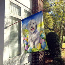 Load image into Gallery viewer, Old English Sheepdog Easter Egg Hunt House Flag