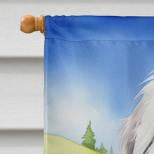 Load image into Gallery viewer, Old English Sheepdog Easter Egg Hunt House Flag