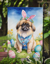 Load image into Gallery viewer, Pekingese Easter Garden Flag - Easter Egg Hunt - Dog-Themed Spring Yard Decor