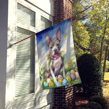 Load image into Gallery viewer, Pit Bull Terrier Easter Egg Hunt House Flag