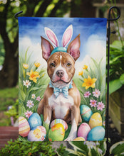 Load image into Gallery viewer, Pit Bull Terrier Easter Garden Flag - Easter Egg Hunt - Dog-Themed Spring Yard Decor