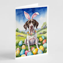 Load image into Gallery viewer, Pointer Easter Egg Hunt Greeting Cards - Blank Note Cards – 8-Pack of Artist-Designed Cards with Envelopes