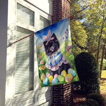 Load image into Gallery viewer, Pomeranian Easter Egg Hunt House Flag