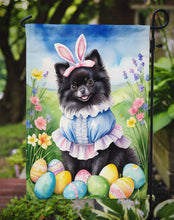Load image into Gallery viewer, Pomeranian Easter Garden Flag - Easter Egg Hunt - Dog-Themed Spring Yard Decor