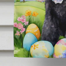 Load image into Gallery viewer, Black Poodle Easter Egg Hunt House Flag