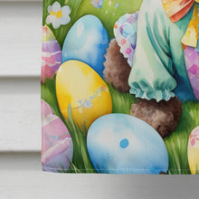 Load image into Gallery viewer, Chocolate Poodle Easter Egg Hunt House Flag