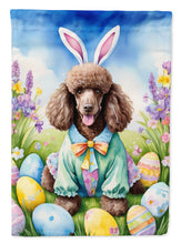 Load image into Gallery viewer, Chocolate Poodle Easter Egg Hunt House Flag