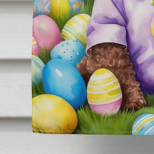 Load image into Gallery viewer, Chocolate Poodle Easter Egg Hunt House Flag