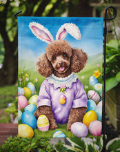 Load image into Gallery viewer, Poodle Easter Garden Flag - Easter Egg Hunt - Dog-Themed Spring Yard Decor