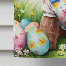Load image into Gallery viewer, Chocolate Poodle Easter Egg Hunt House Flag