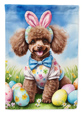 Load image into Gallery viewer, Poodle Easter Garden Flag - Easter Egg Hunt - Dog-Themed Spring Yard Decor