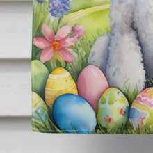 Load image into Gallery viewer, White Poodle Easter Egg Hunt House Flag