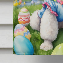 Load image into Gallery viewer, White Poodle Easter Egg Hunt House Flag
