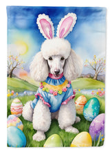 Load image into Gallery viewer, Poodle Easter Garden Flag - Easter Egg Hunt - Dog-Themed Spring Yard Decor