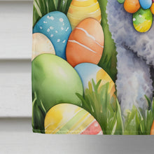 Load image into Gallery viewer, White Poodle Easter Egg Hunt House Flag