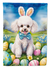 Load image into Gallery viewer, Poodle Easter Garden Flag - Easter Egg Hunt - Dog-Themed Spring Yard Decor