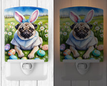 Load image into Gallery viewer, Pug Easter Egg Hunt Ceramic Night Light