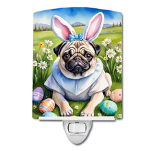 Load image into Gallery viewer, Pug Easter Egg Hunt Ceramic Night Light