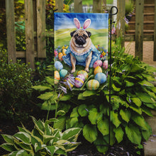 Load image into Gallery viewer, Pug Easter Garden Flag - Easter Egg Hunt - Dog-Themed Spring Yard Decor
