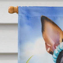 Load image into Gallery viewer, Rat Terrier Easter Egg Hunt House Flag