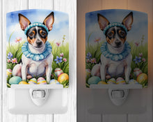 Load image into Gallery viewer, Rat Terrier Easter Egg Hunt Ceramic Night Light