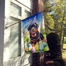 Load image into Gallery viewer, Rottweiler Easter Egg Hunt House Flag