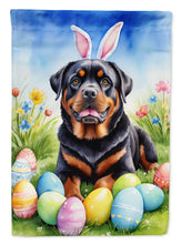 Load image into Gallery viewer, Rottweiler Easter Garden Flag - Easter Egg Hunt - Dog-Themed Spring Yard Decor