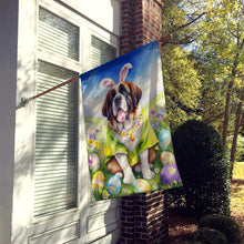 Load image into Gallery viewer, Saint Bernard Easter Egg Hunt House Flag