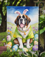 Load image into Gallery viewer, Saint Bernard Easter Garden Flag - Easter Egg Hunt - Dog-Themed Spring Yard Decor