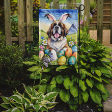 Load image into Gallery viewer, Saint Bernard Easter Garden Flag - Easter Egg Hunt - Dog-Themed Spring Yard Decor