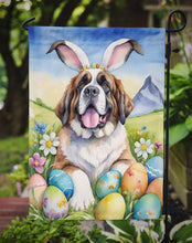 Load image into Gallery viewer, Saint Bernard Easter Garden Flag - Easter Egg Hunt - Dog-Themed Spring Yard Decor