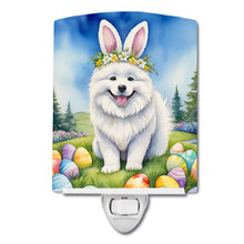 Load image into Gallery viewer, Samoyed Easter Egg Hunt Ceramic Night Light