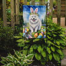 Load image into Gallery viewer, Samoyed Easter Garden Flag - Easter Egg Hunt - Dog-Themed Spring Yard Decor