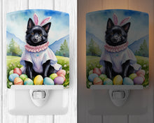 Load image into Gallery viewer, Schipperke Easter Egg Hunt Ceramic Night Light