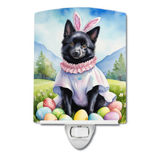 Load image into Gallery viewer, Schipperke Easter Egg Hunt Ceramic Night Light