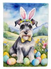 Load image into Gallery viewer, Schnauzer Easter Egg Hunt House Flag