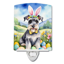 Load image into Gallery viewer, Schnauzer Easter Egg Hunt Ceramic Night Light