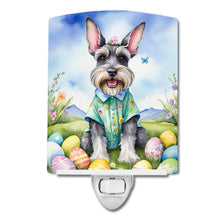 Load image into Gallery viewer, Schnauzer Easter Egg Hunt Ceramic Night Light
