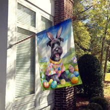 Load image into Gallery viewer, Schnauzer Easter Egg Hunt House Flag