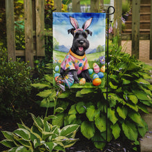 Load image into Gallery viewer, Schnauzer Easter Garden Flag - Easter Egg Hunt - Dog-Themed Spring Yard Decor