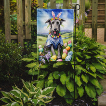 Load image into Gallery viewer, Scottish Deerhound Easter Garden Flag - Easter Egg Hunt - Dog-Themed Spring Yard Decor